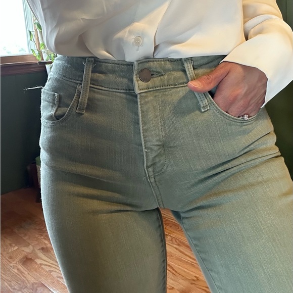 Green Flare Jeans - Picture 3 of 7